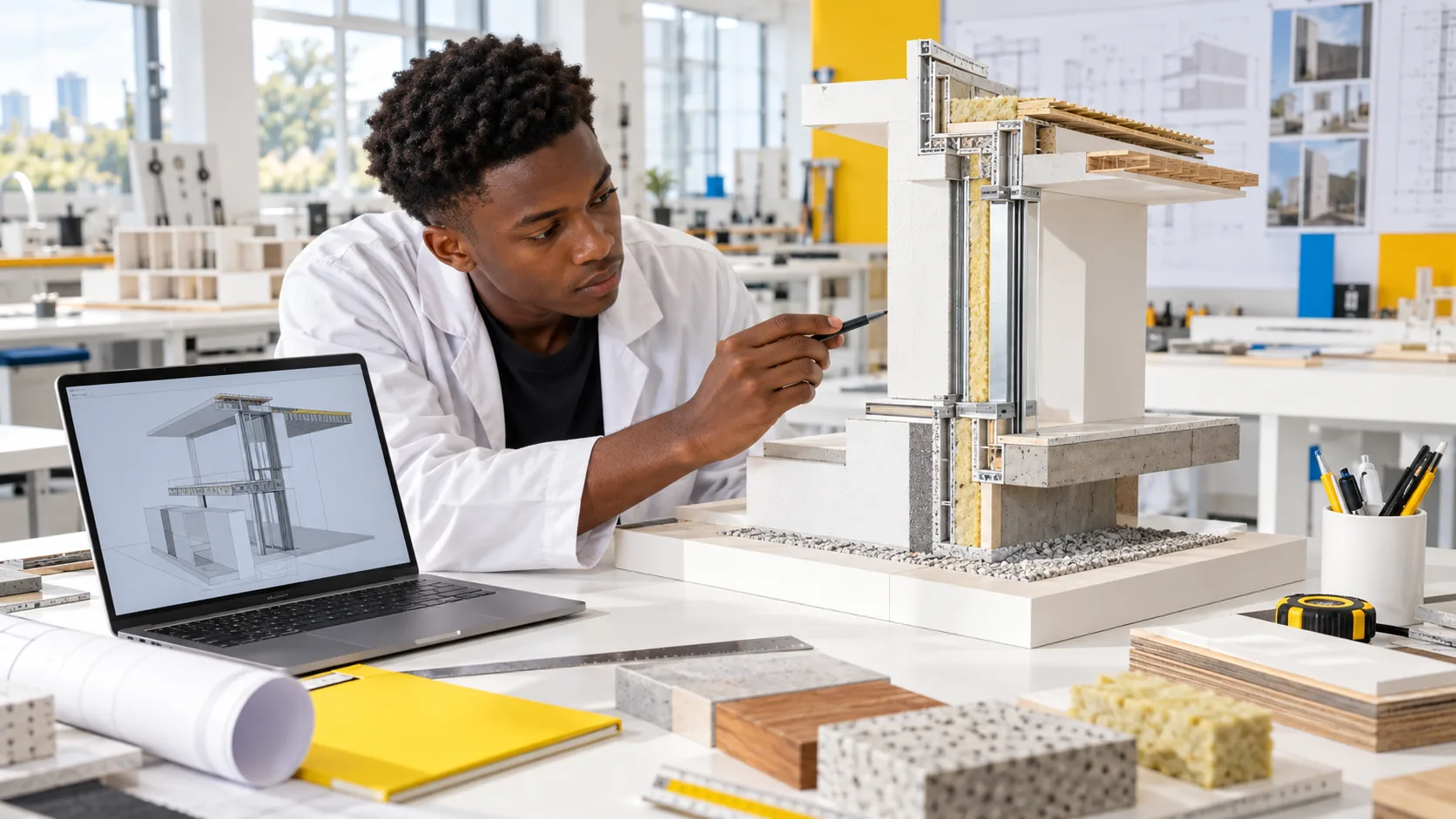 Students exploring Architectural Technology at KENCID