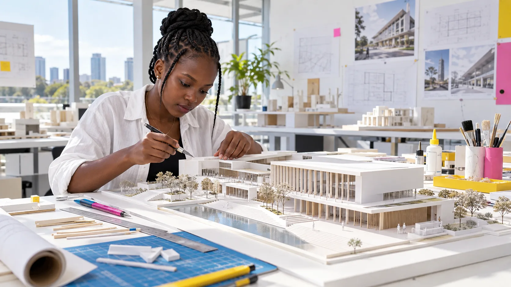 Students exploring Architecture at KENCID