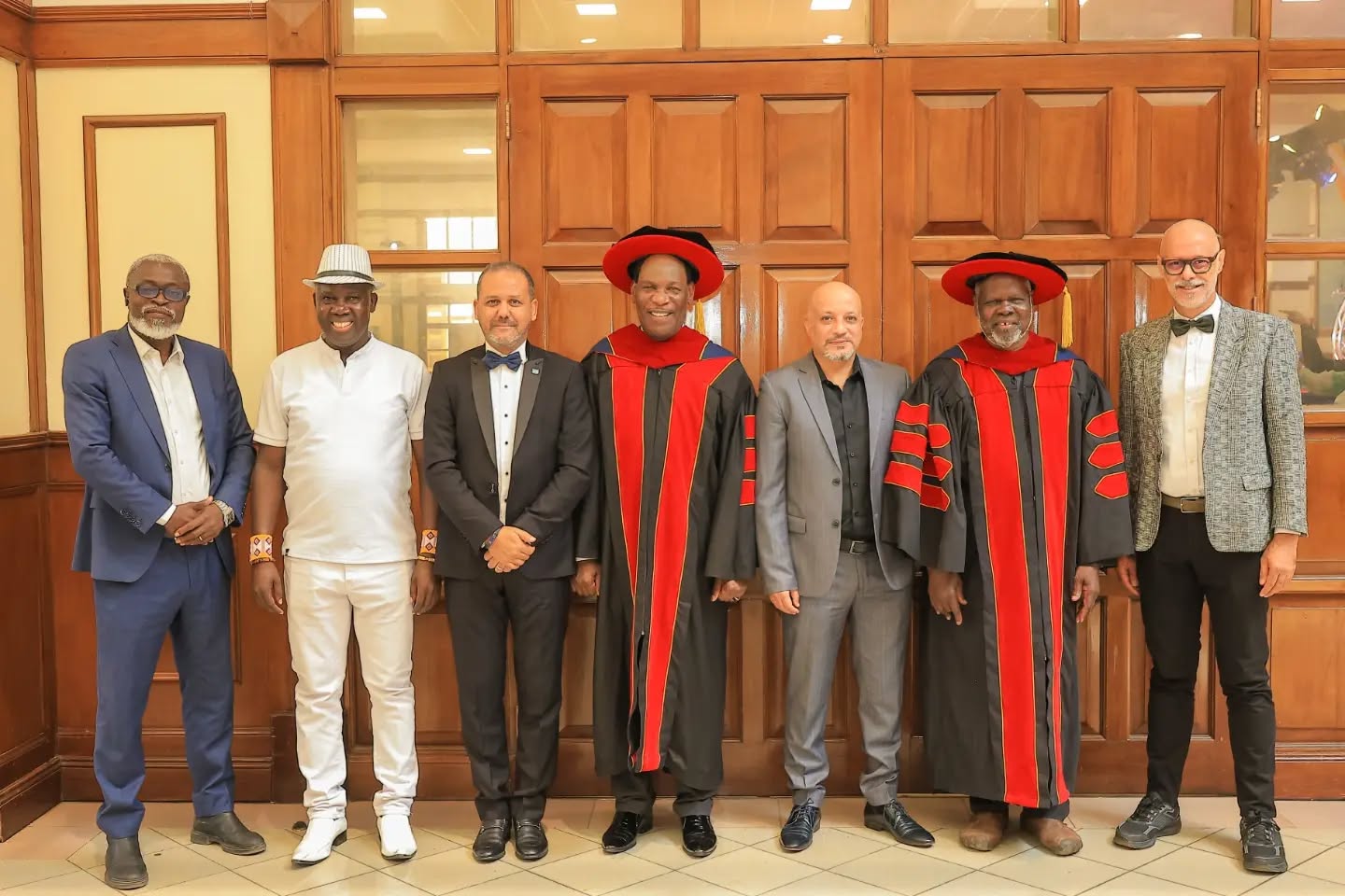 KENCID leaders and guests at the graduation celebration